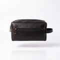 Neceser de Piel Pull-Up Color Miel – Dopp Kit Hecho a Mano