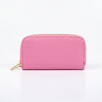 Cartera de Piel Floater de Doble Cierre – Colores Vibrantes