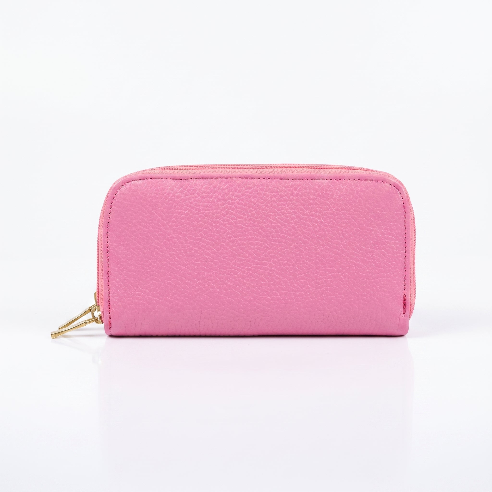 Cartera de Piel Floater de Doble Cierre – Colores Vibrantes