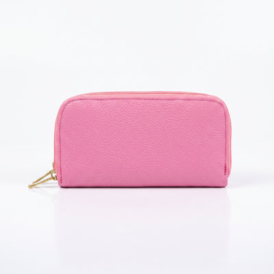 Cartera de Piel Floater de Doble Cierre – Colores Vibrantes