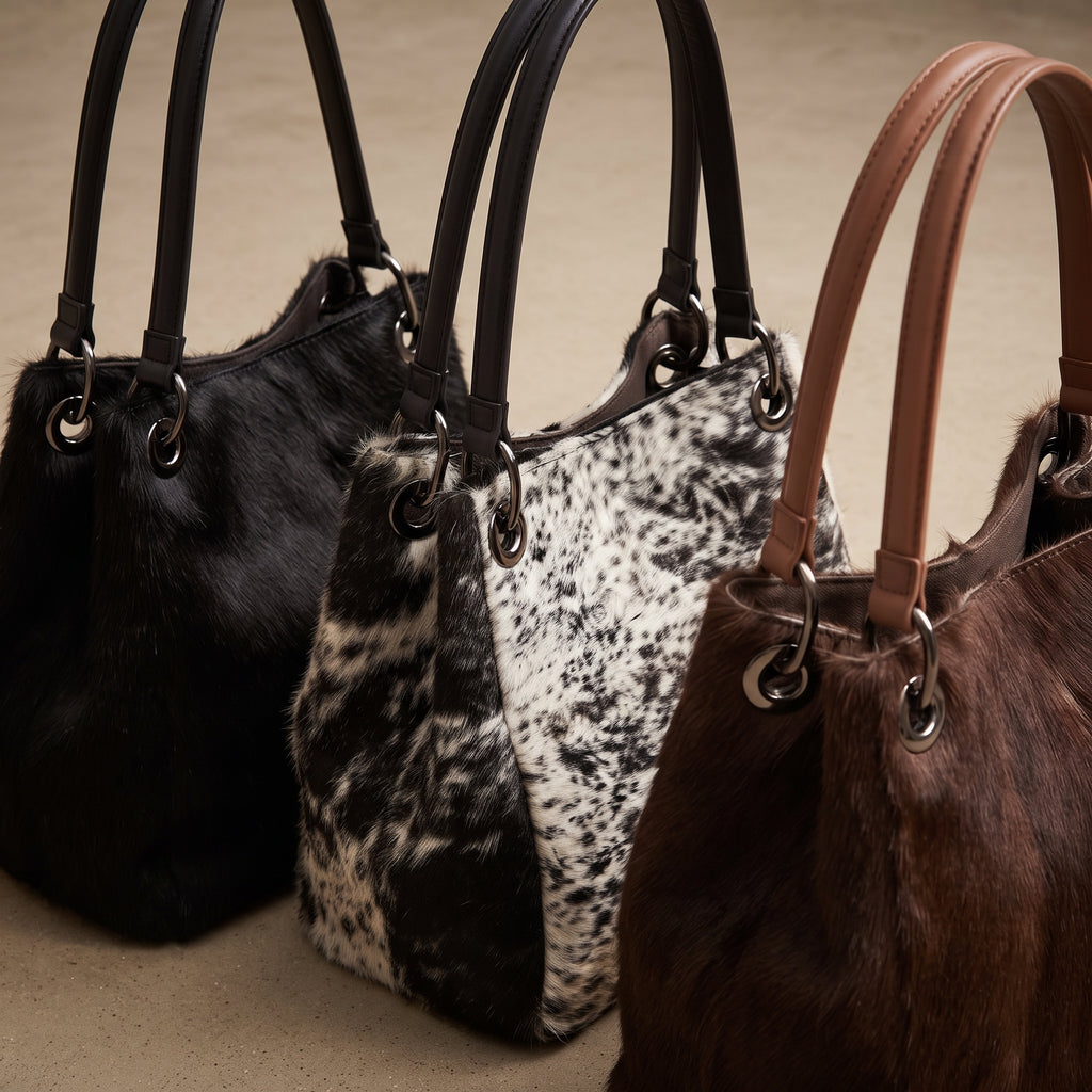 Bolsa Serena de Pelo de Vaca — Piezas Únicas