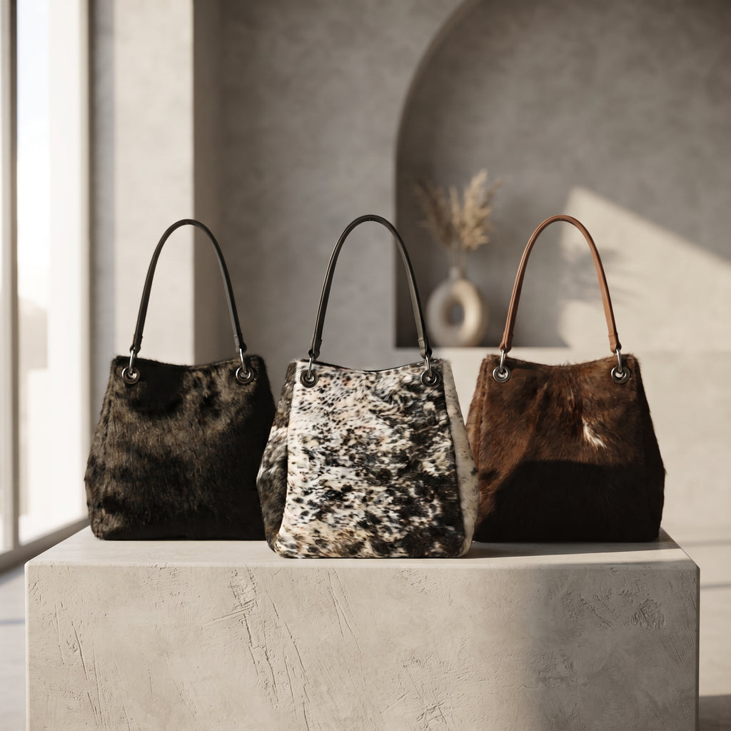 Bolsa Serena de Pelo de Vaca — Piezas Únicas