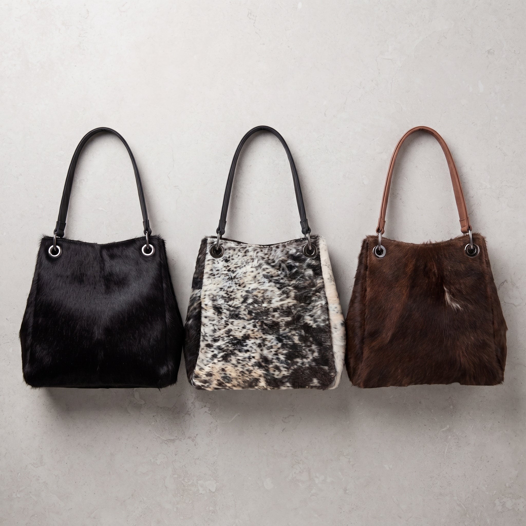 Bolsa Serena de Pelo de Vaca — Piezas Únicas