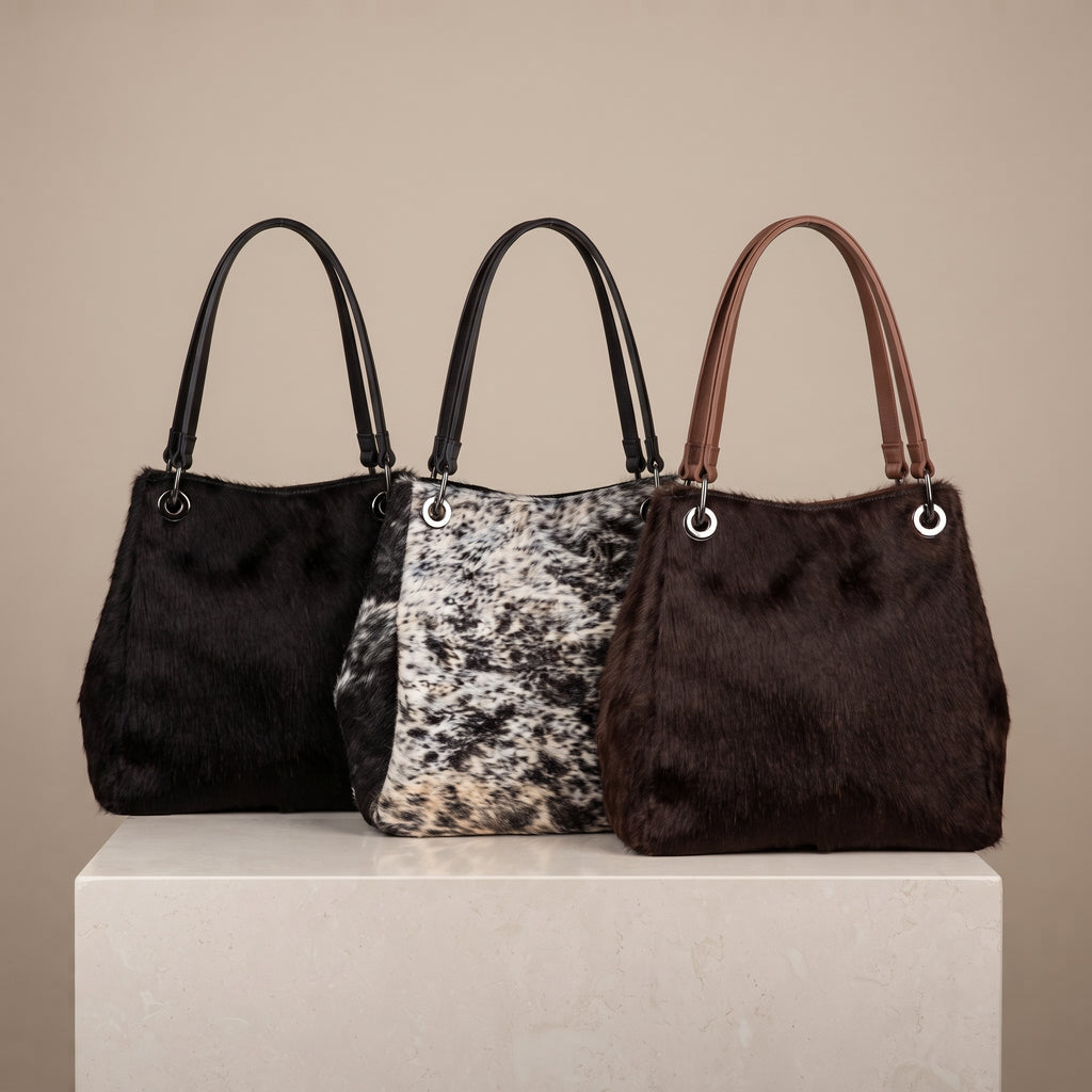 Bolsa Serena de Pelo de Vaca — Piezas Únicas