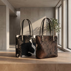 Bolsa Tote de Pelo de Vaca — Pieza Única
