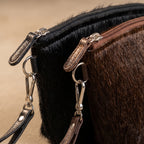 Cosmetiquera de Pelo de Vaca – Pieza Única Hecha a Mano