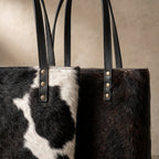 Bolsa Tote de Pelo de Vaca — Pieza Única